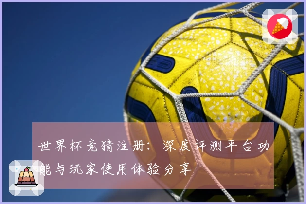 世界杯竞猜注册:深度评测平台功能与玩家使用体验分享