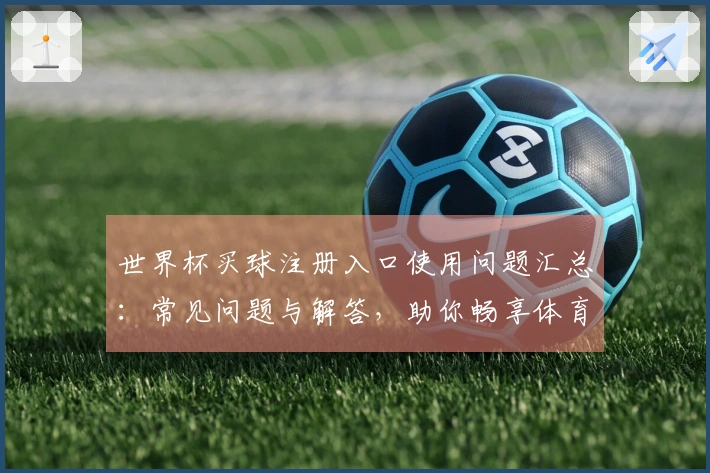 世界杯买球注册入口使用问题汇总:常见问题与解答,助你畅享体育直播体验